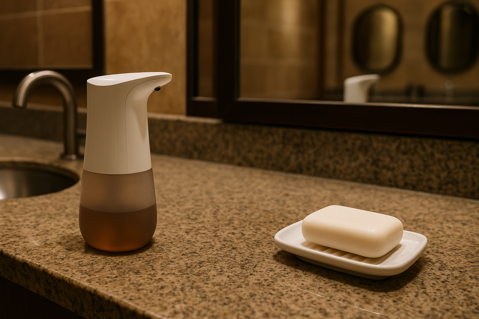Soap-Dispensers vs.-Bar-Soap