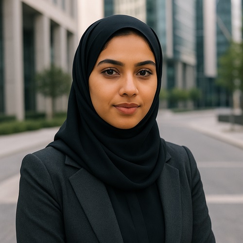 Portrait of Aisha Al-Mansouri
