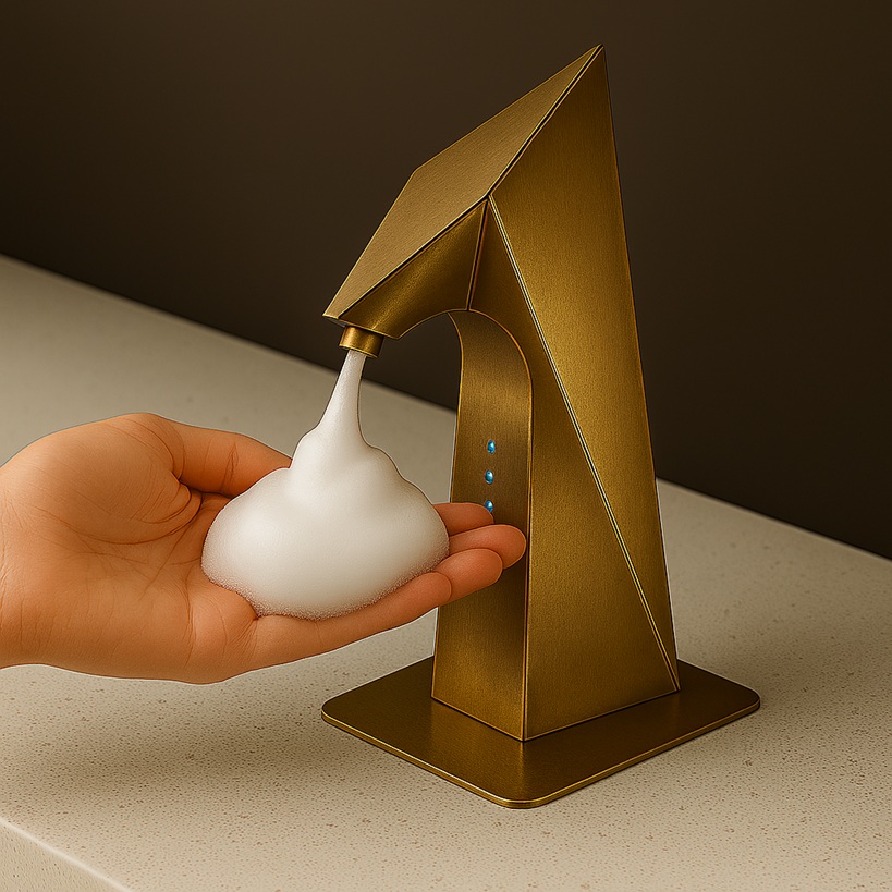 Touchless branding graphic.