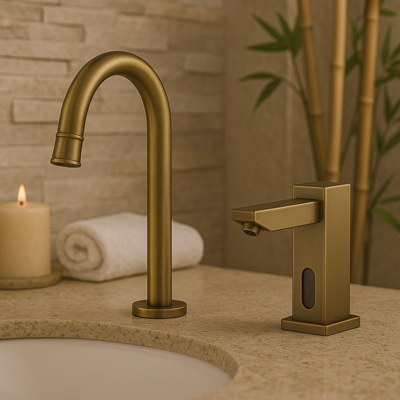 Finish comparison for automatic dispensers.