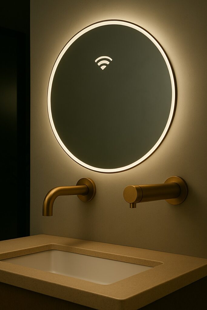 Automatic soap dispensers for high-traffic.