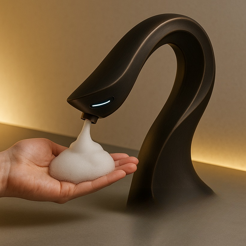 Selection chart for touchless faucets.