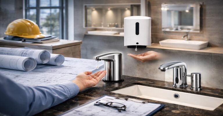 Read more about the article Automatic Soap Disispensers For AEC Projects: Brand, Performance, And TCO