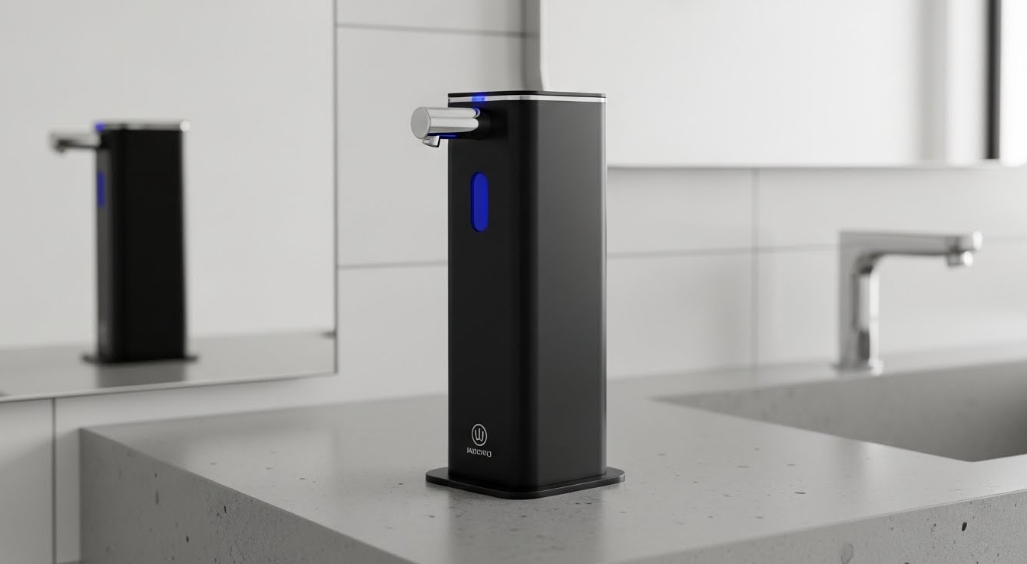 Modern sleek soap dispenser