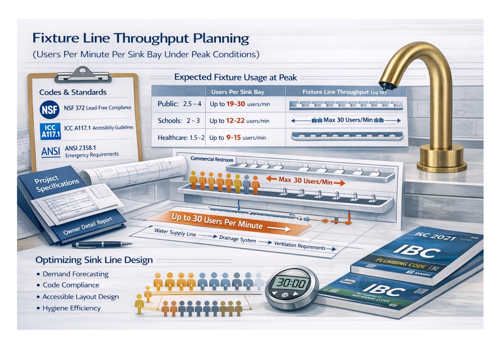 Reference documents and standards on a desk for project documentation