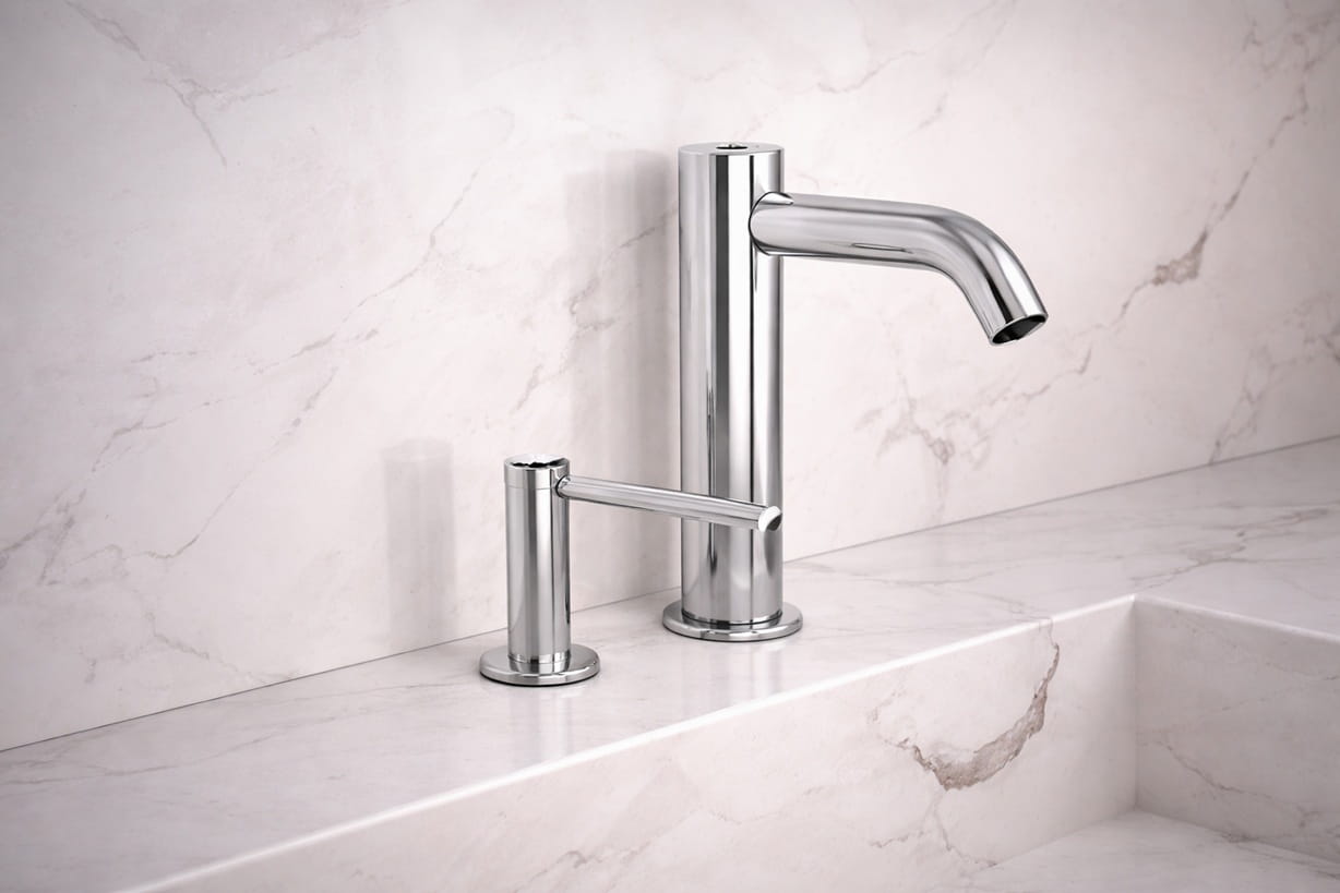 commercial automatic soap dispenser brand comparison for AEC specifications