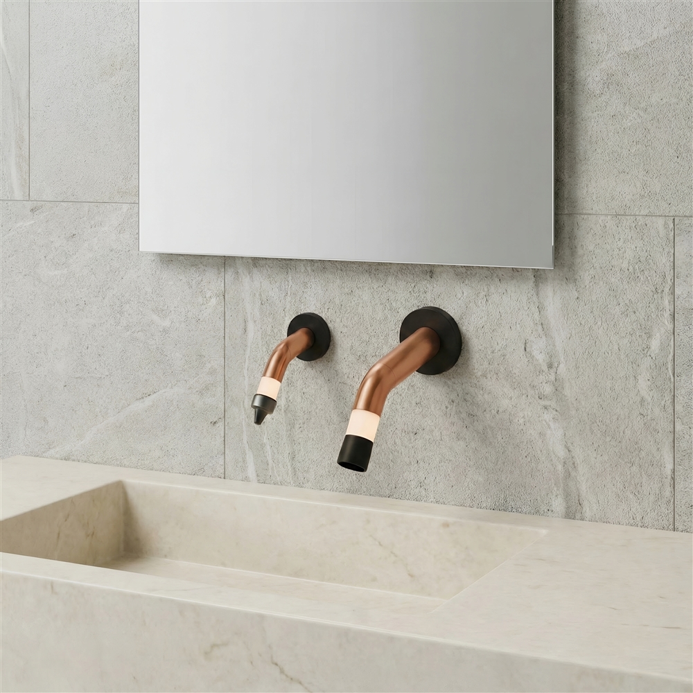 Integrated touchless restroom system with sensor faucet, automatic soap dispenser, and coordinated flush solution