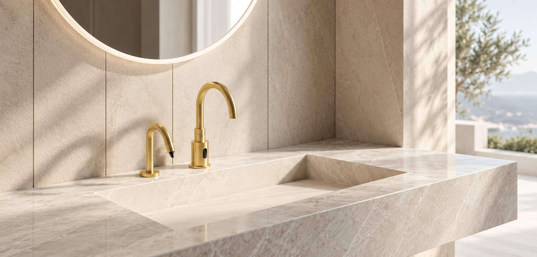 Wall mounted soap dispensing system