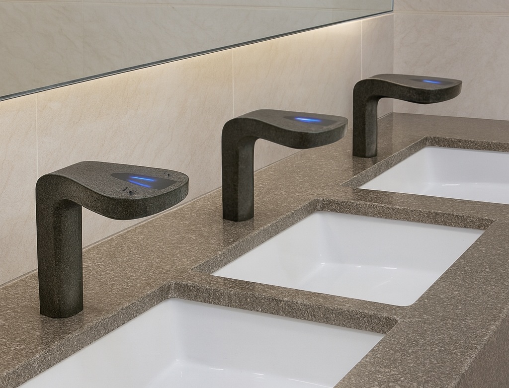 Bronze soap dispenser fixtures