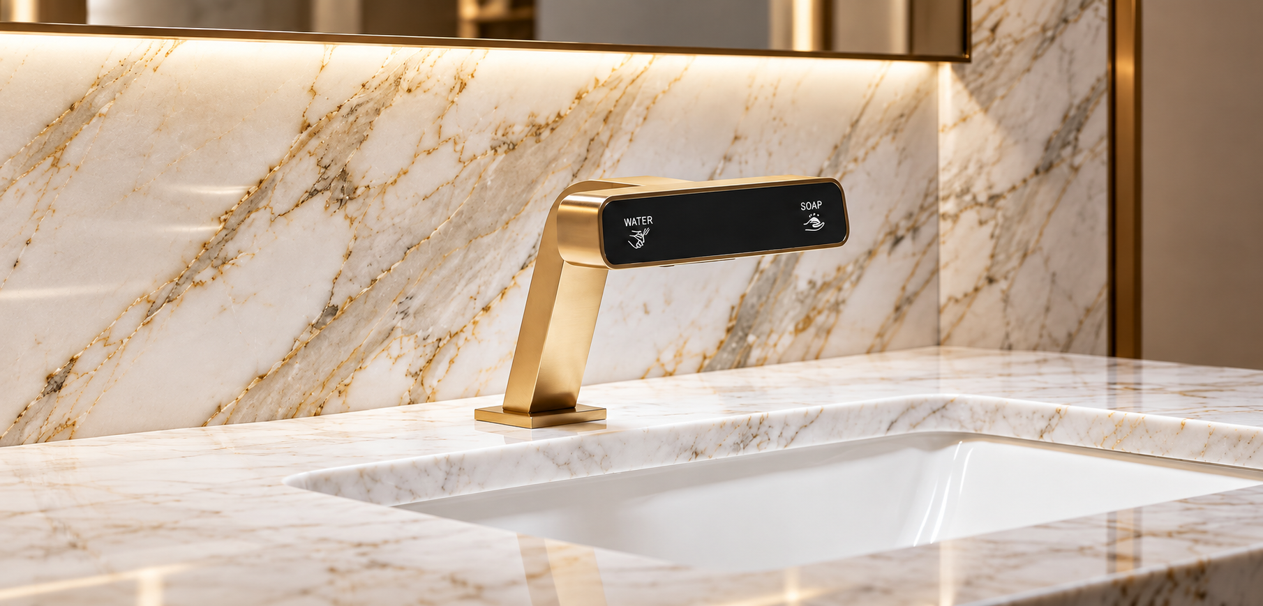 Soap dispenser installation planning