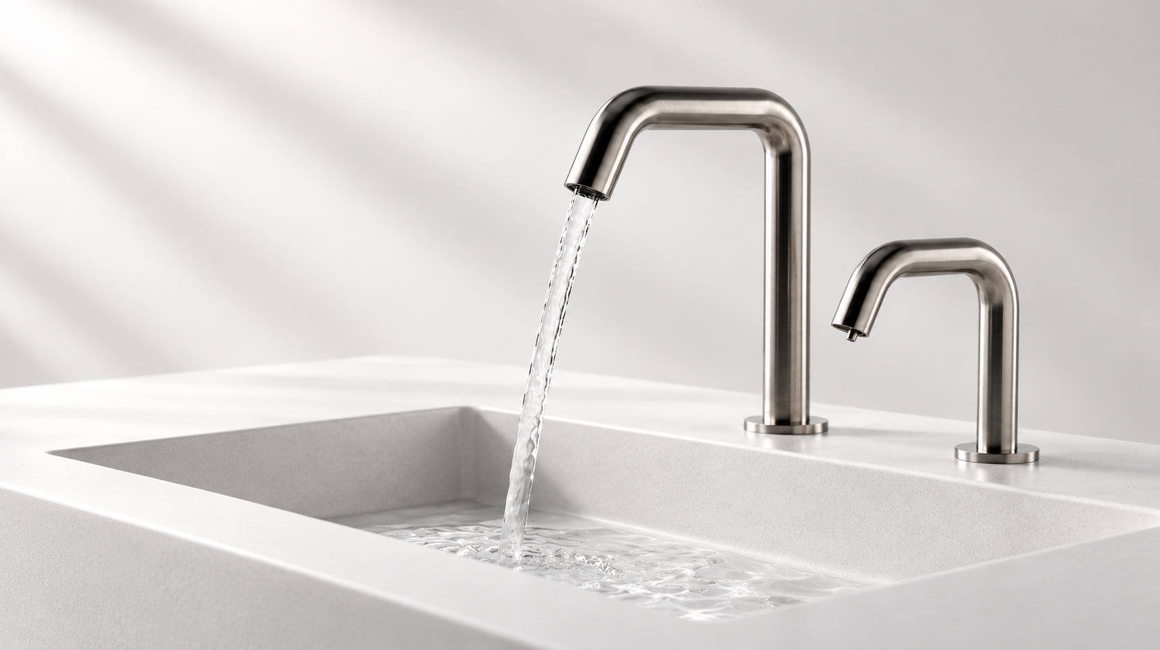 Commercial automatic soap dispenser performance planning for dose volume sensor response and multifeed distribution
