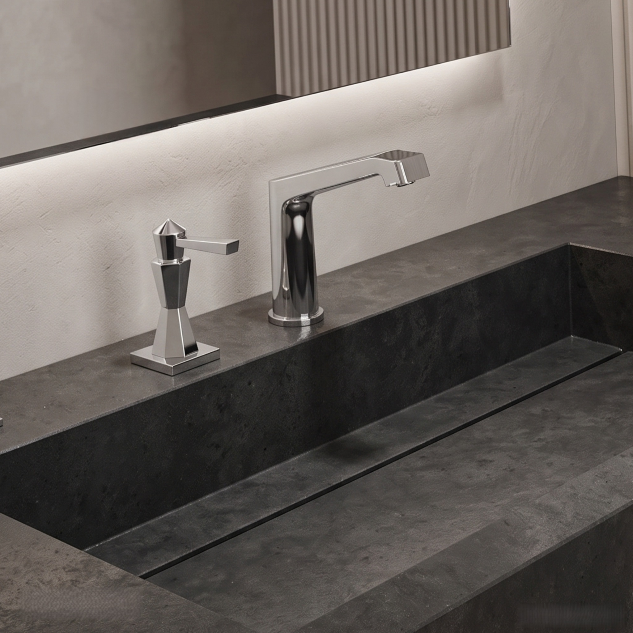 Wall mounted foam dispenser